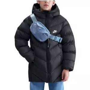 Nike Big Kids All Day Play Hooded Puffer | Black | Large | NWT